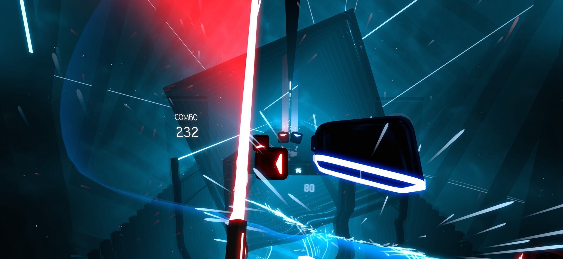 [VR交流学习] 节奏光剑（112首歌48把剑版） (Beat Saber)vr game