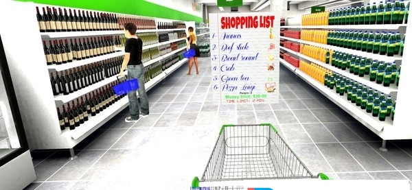 [VR交流学习]超市VR迷你小游戏(Supermarket VR and mini-games)