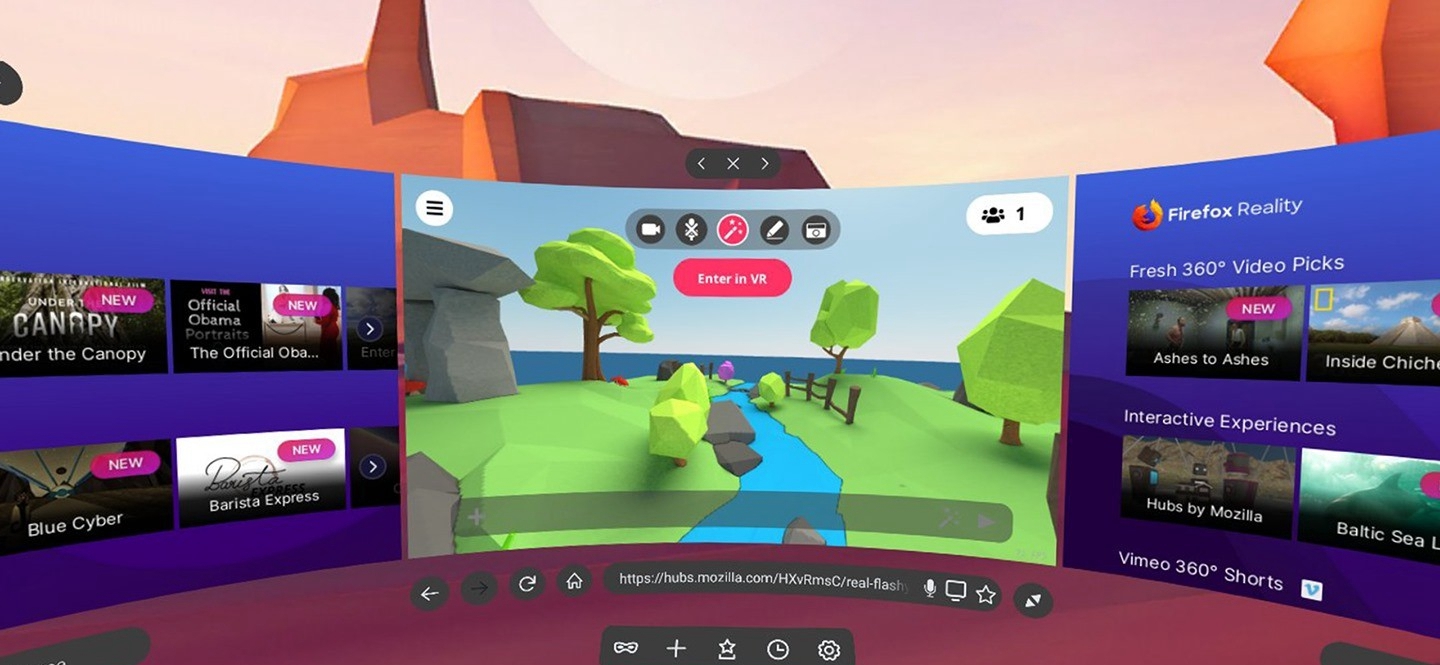 [VR共享内容]火狐VR浏览器（Firefox Reality VR）oculus GO