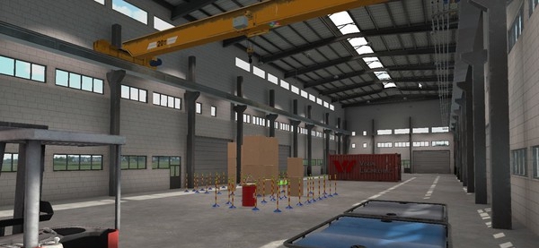 [VR交流学习] VR龙门吊模拟器（VE GSIM Overhead Crane Simulator）
