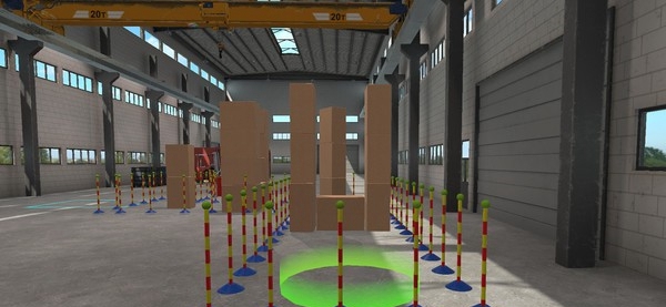 [VR交流学习] VR龙门吊模拟器（VE GSIM Overhead Crane Simulator）
