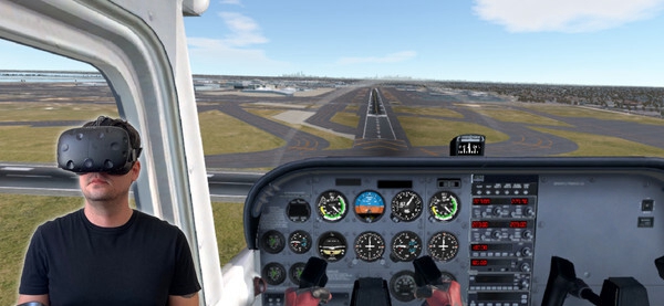 VR飞行模拟器纽约-塞斯纳 (VR Flight Simulator New York - Cessna)