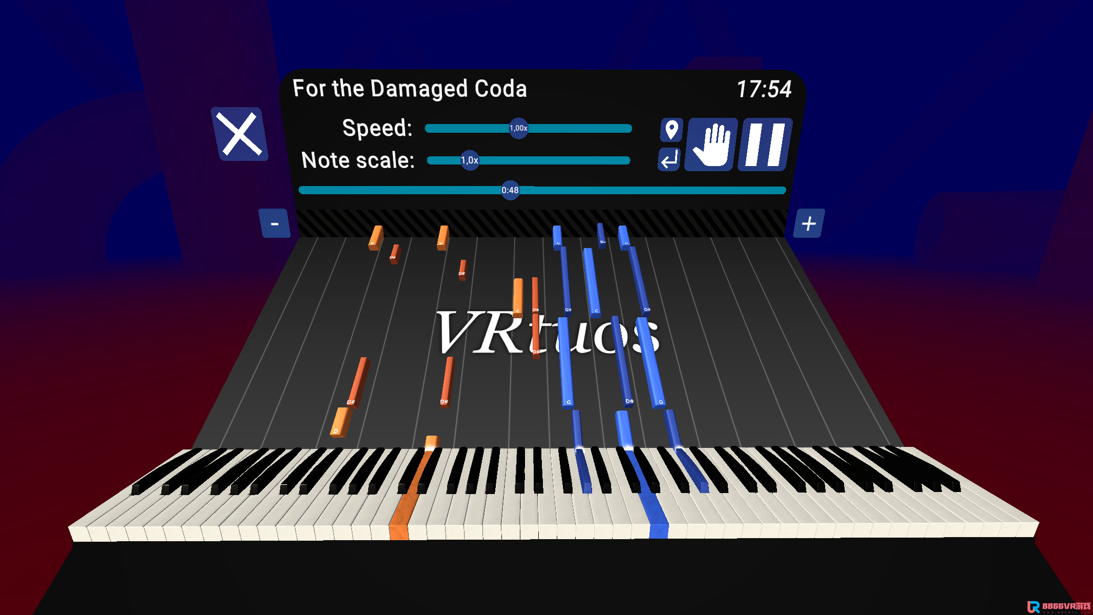 [Oculus quest] VR钢琴训练师（VRtuos Pro VR）