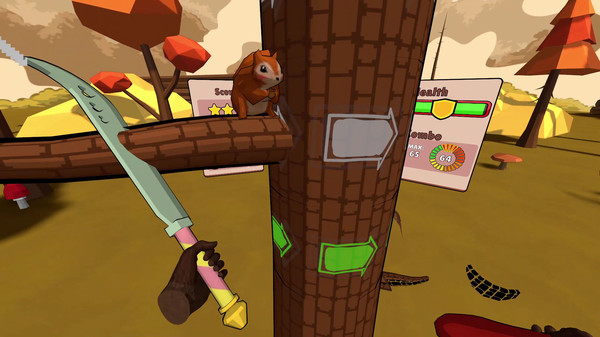 [免费VR游戏下载] 拿起斧头，砍树，打破纪录(Timberman VR)