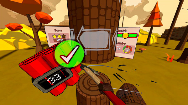 [免费VR游戏下载] 拿起斧头，砍树，打破纪录(Timberman VR)