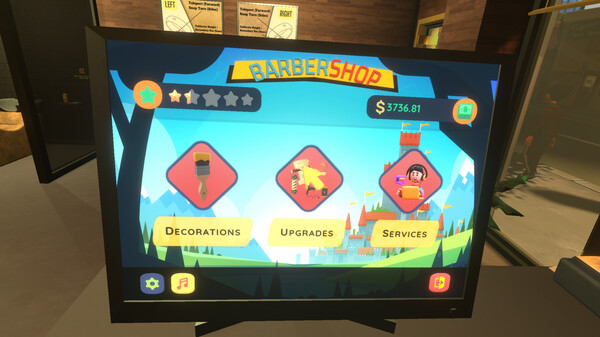 [免费VR游戏下载] VR理发店模拟器 (Barbershop Simulator VR)
