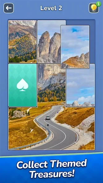 Jigsawcard Solitaire Puzzle截图1