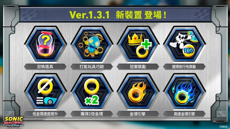 《索尼克赛车交叉世界》于黄金周举办Steam版免费游玩活动