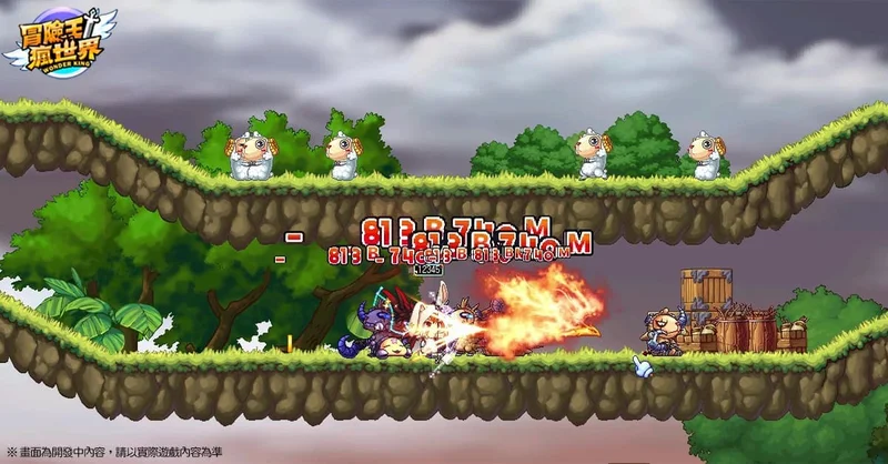 2D横向卷轴MMORPG《冒险王！疯世界》事前预约开放中