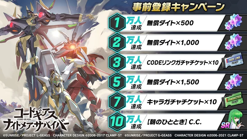 幸存者动作游戏《Code Geass Knightmare Survivor》预定今年在日本上市驾驶KMF将敌人一扫而空