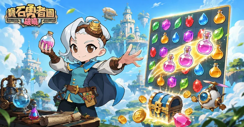 三消RPG新作《宝石勇者团:破晓》正式上线主打无废卡养成体验与多元英雄搭配