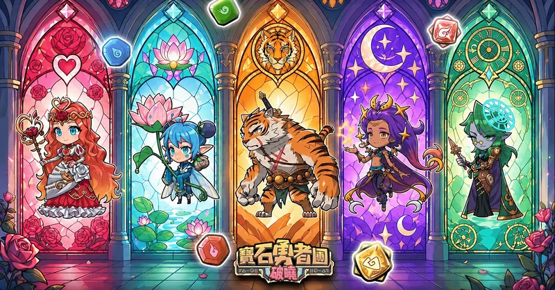 三消RPG新作《宝石勇者团:破晓》正式上线主打无废卡养成体验与多元英雄搭配