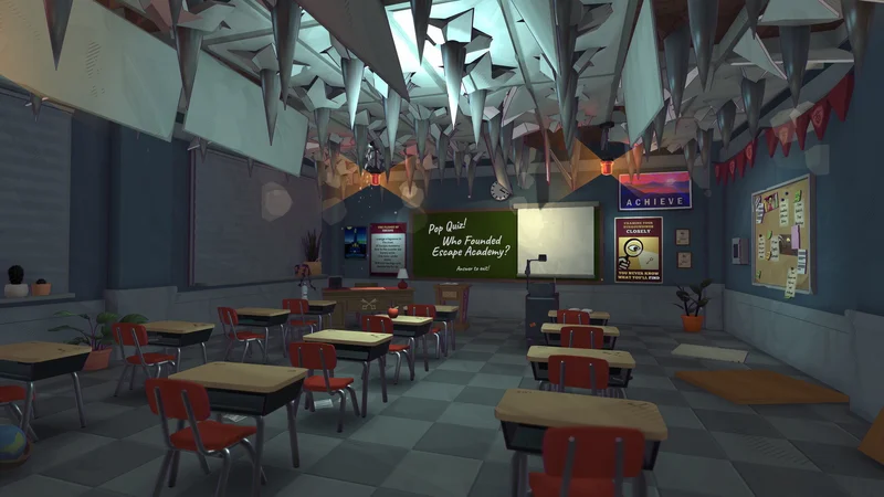 解谜系列续作《逃脱学院2：返校啰》免费试玩版更新体验完整第一章内容