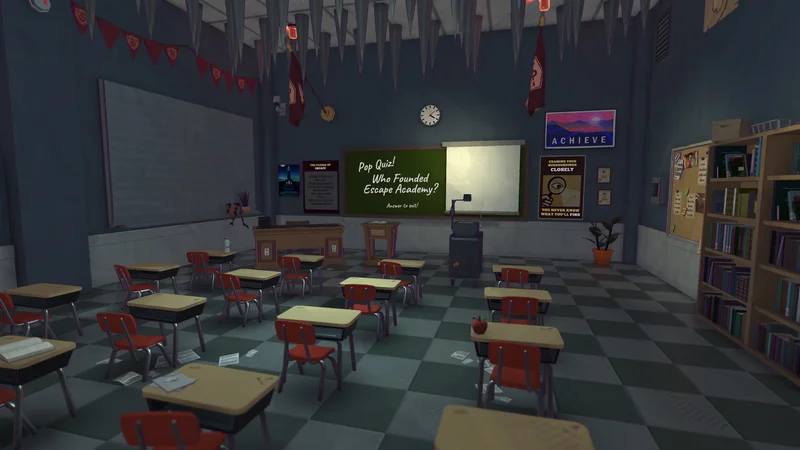 解谜系列续作《逃脱学院2：返校啰》免费试玩版更新体验完整第一章内容